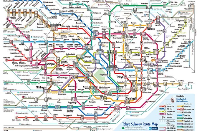 Tokyo Metro Subway Ticket - Your riding zone: Tokyo Metro lines and Toei subway access