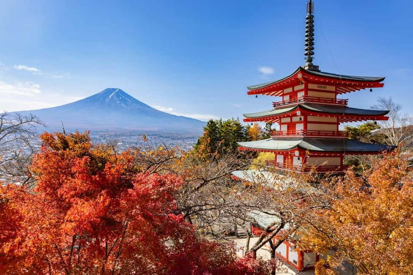 Tokyo: Mt. Fuji, Arakurayama Sengen Park, Oshino Hakkai Tour - Meeting point at Kogakuin University, look for the Wonder Tour flag