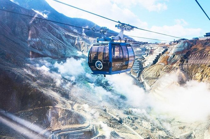 Tokyo: Mt. Fuji Cruise & Hakone Ropeway Day Trip by Bus - Togendai to volcanic wonder: Owakudani’s sulfur and steam