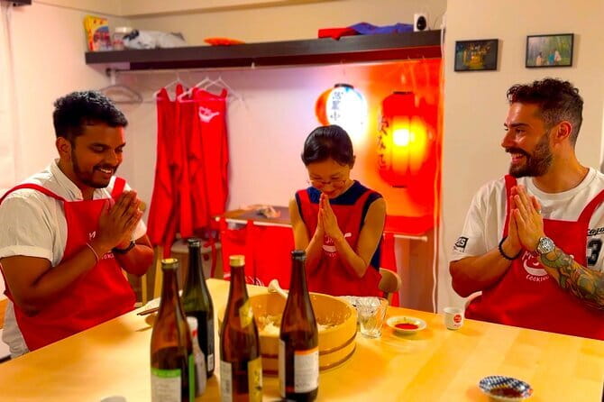 Tokyo: Night Cooking Class: 5 Home-Cooked Japanese Dishes - What You Cook: Sushi Hand Roll, Wagyu or Tofu Steak, and Miso Eggplant