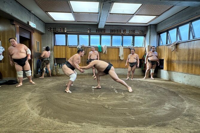 TOKYO , No1 Yokozuna Stable Morning Practice in Ryogoku - Ryogoku Edo Noren: Edo-style food in an old-station setting
