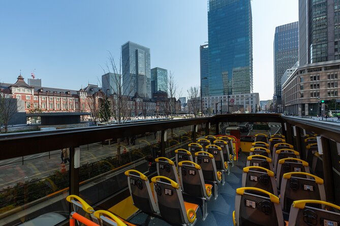 Tokyo: Open Top Sightseeing Bus with Audio Guide - Tokyo VIP Lounge meeting point, check-in timing, and rain reality