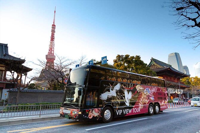 Tokyo: Open Top Sightseeing Bus with Audio Guide - City Course: Imperial Palace area, Roppongi energy, and a Ginza finish