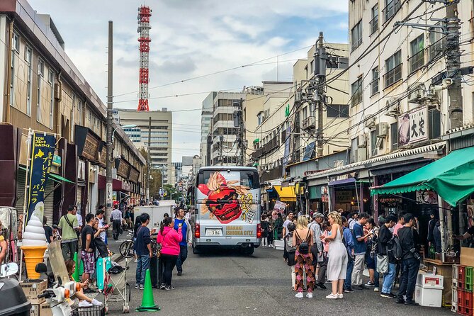 Tokyo Private Guided 1/2-Day Walking Subway Tour English guide - Stop 5: Tsukiji Outer Market, where the food energy still lives
