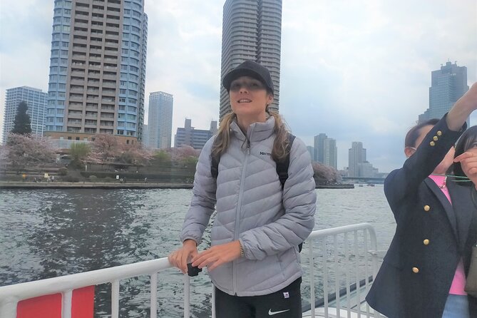 Tokyo Private Sightseeing Tour by Bike with Water Bus - Tsukudakobashi Bridge and the mix of old and new