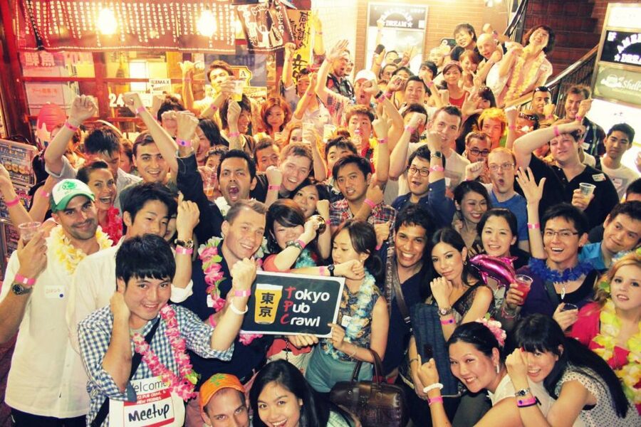 Tokyo: Pub Crawl and Bar Tour - Starting at Bar Propaganda Near Roppongi Station (Name Tags and First Shots)