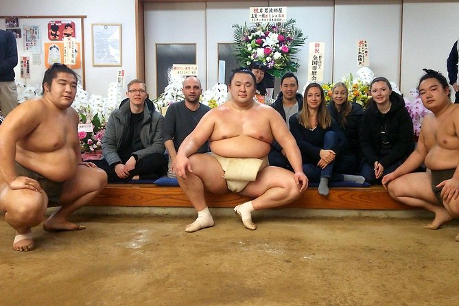 Tokyo Ryogoku Sumo Morning Practice + Photo Shoot with Wrestlers - Photo rules and the included photo benefit