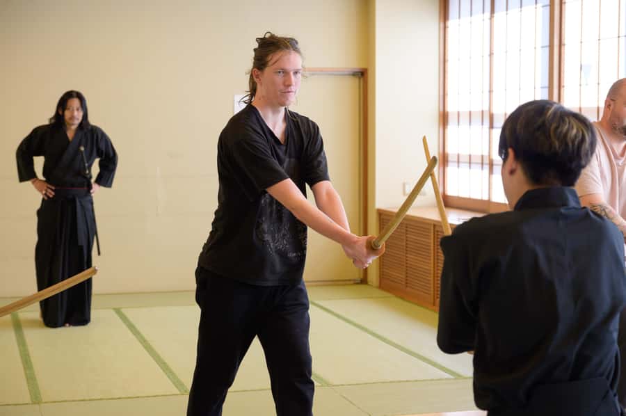 Tokyo: Samurai Adventure! Authentic Sword Experience - The Workshop Flow: Warm-Ups, Fundamentals, Then Paired Practice