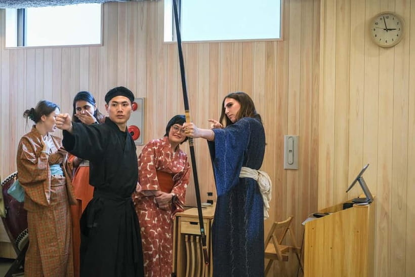 Tokyo Samurai Experience: Kyudo (Archery) and Swordsmanship - Compete for Shogun: The Rank Challenge With Friends