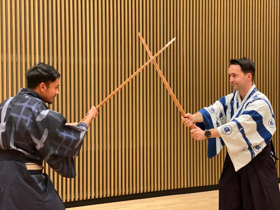 Tokyo: Samurai Experience with a real sword - First Meeting at McDonald’s, West Exit, Then Straight Into Training