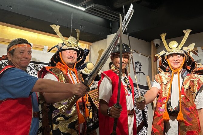 Tokyo Samurai Spirit: Create Sushi & Witness a Samurai Sword Show - Dashimaki Tamago Grilled in Front of You