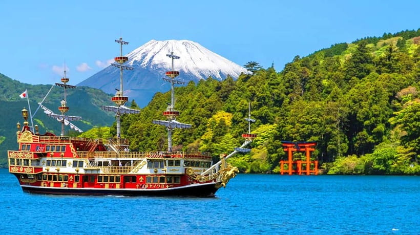 Tokyo:Sea of Mount Fuji, Hakone Ropeway, Ōwakudani, Enoshima - A one-day plan that hits Fuji from lake, volcano, and ocean