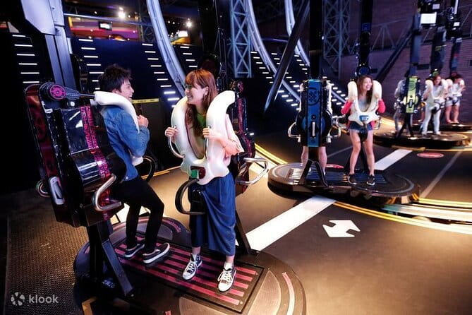 Tokyo: SEGA Joypolis E-Tickets with Optional Tokyo Metro Pass - Rides and VR you can expect across three action floors