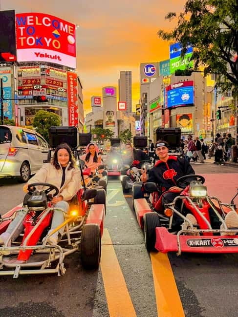 Tokyo: Shibuya and Shinjuku Streets Guided Go-Karting Tour - Meeting near Shinjuku Central Park, starting in Nishishinjuku