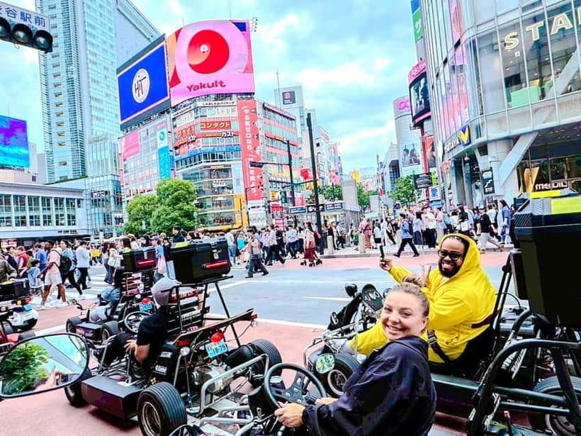 Tokyo: Shibuya and Shinjuku Streets Guided Go-Karting Tour - Driver rules in Japan: the part you must confirm first