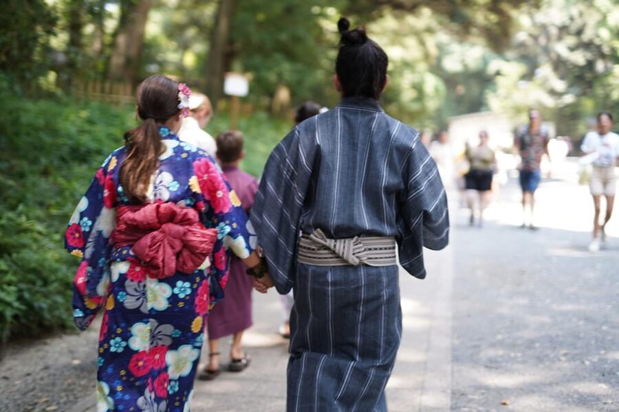 :Tokyo,Shibuya / Kimono Rental / English-friendly - After Dressing: Meiji Shrine, Takeshita Street, and Yoyogi Park Moments