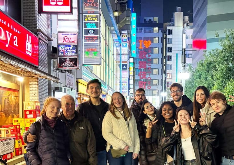 Tokyo: Shinjuku Bar Hopping & Karaoke Night Tour - Entering Shinjuku After Dark, From Neon Kabukicho to Golden Gai