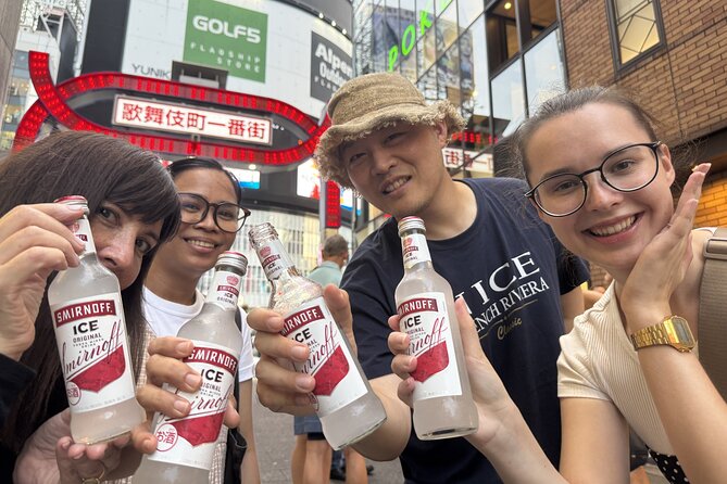Tokyo Shinjuku Bar Hopping –Wagyu , Ramen & 7 Dishes - Shinjuku After Dark, With Food and a Social Plan
