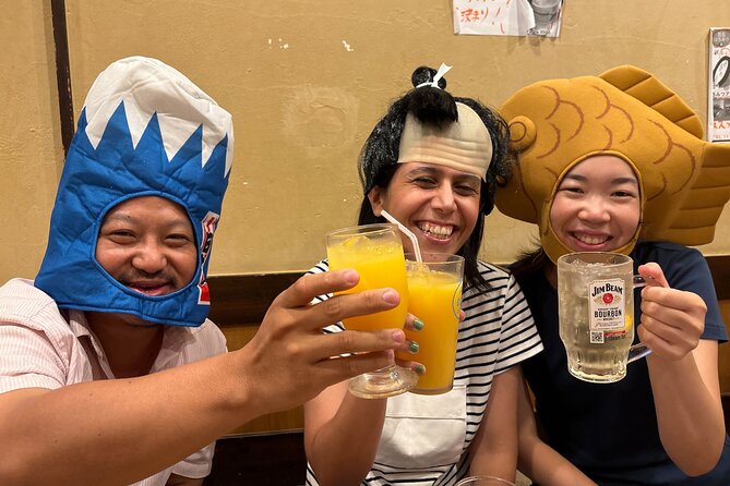 Tokyo Shinjuku Bar Hopping –Wagyu , Ramen & 7 Dishes - Stop 2 at MIRAIZAKA: Wagyu Sukiyaki, Ramen, and All-You-Can-Drink