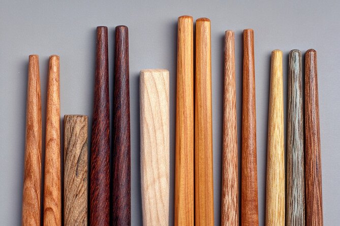 Tokyo Shinjuku Chopsticks Making Class - Your first step is choosing wood, and it changes the whole experience
