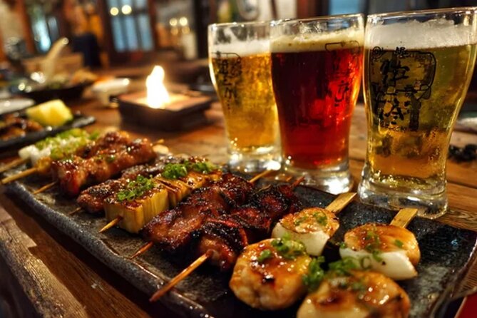 Tokyo: Shinjuku Food Tour (15 Dishes and 4 Eateries) - Golden Gai: tiny lanes, big atmosphere, and easy night context