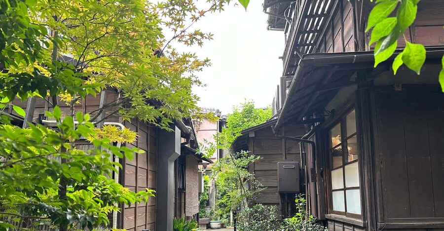 Tokyo:Stroll in Old traditional culture towns~Yanaka & Nezu - Yanaka Residential Lanes: Houses, Shops, and Real Daily Life