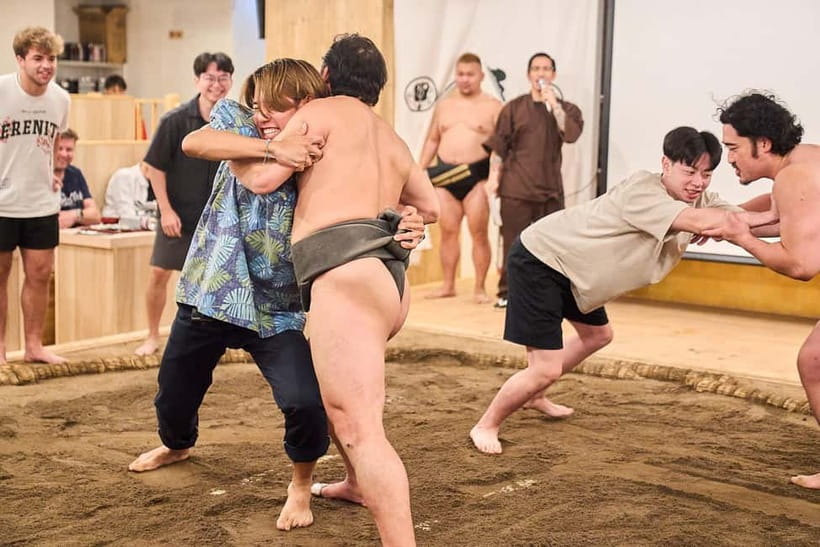 Tokyo Sumo Experience: Chanko & Mochi with a Former Pro - Mochi Pounding and Mochi Making, Plus the Dessert Payoff