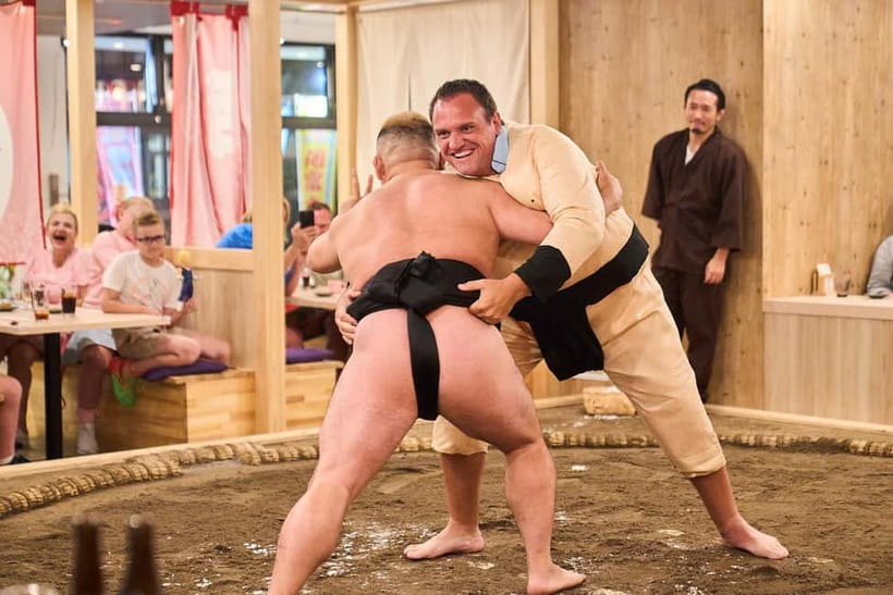 Tokyo Sumo Experience: Chanko & Mochi with a Former Pro - Chanko Nabe Hot Pot With Wrestlers in the Room