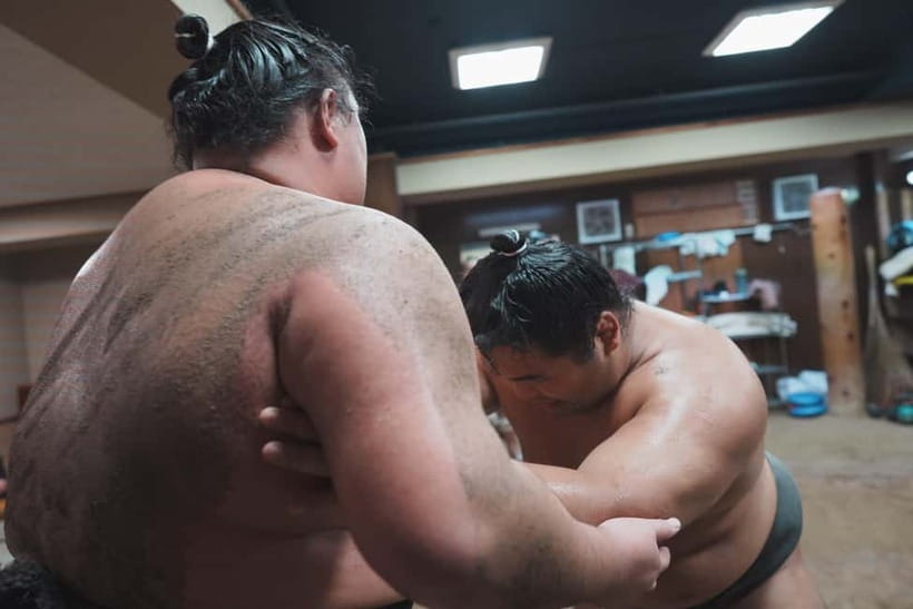 Tokyo: Sumo Keiko Training Tour with Audio Guide & Photo - After the Session: Ryogoku Kokugikan and the Tokyo Waterfront on Foot