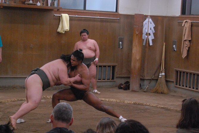 Tokyo: Sumo Morning Practice -Stable Visit Tour with a Guide - Photos, Video, and Respecting Stable Rules Without Stress