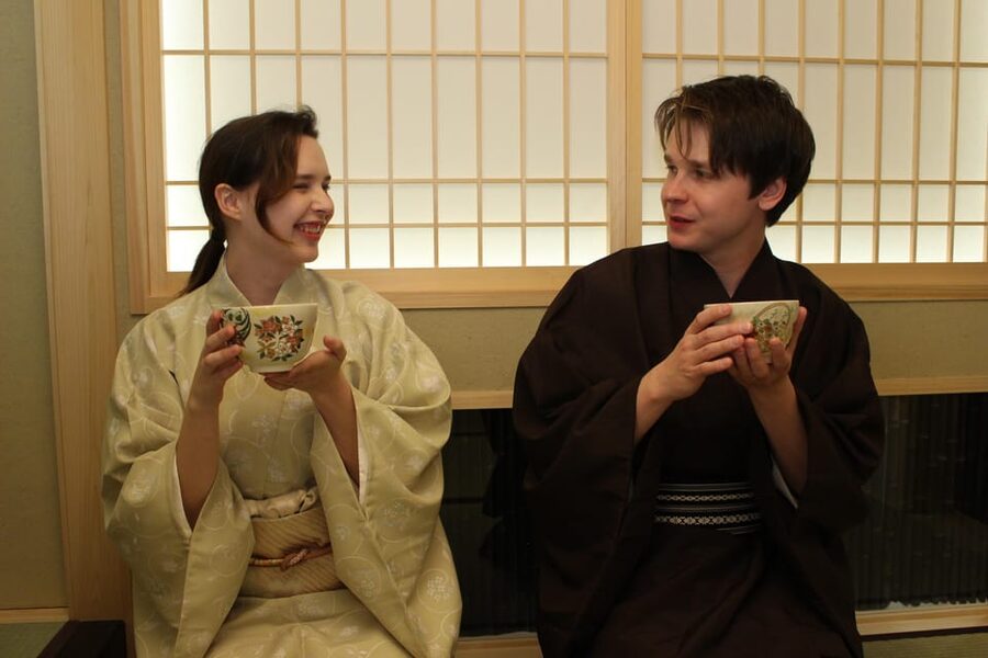 Tokyo: Tea Ceremony in Shibuya Tokyo - Souvenirs Beyond Matcha, Including Kimono Material Pokémon