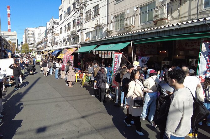 Tokyo Tsukiji Fish Market Walking and Exploring Hidden Gems Tour - Stop 3: Namiyoke Inari Shrine and the Local Tsukiji Route