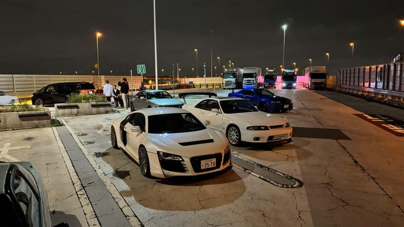 Tokyo: Visit Every Car Meet in Tokyo in a Widebody R35 GTR! - Tokyo car meets after dark, starting from Akihabara