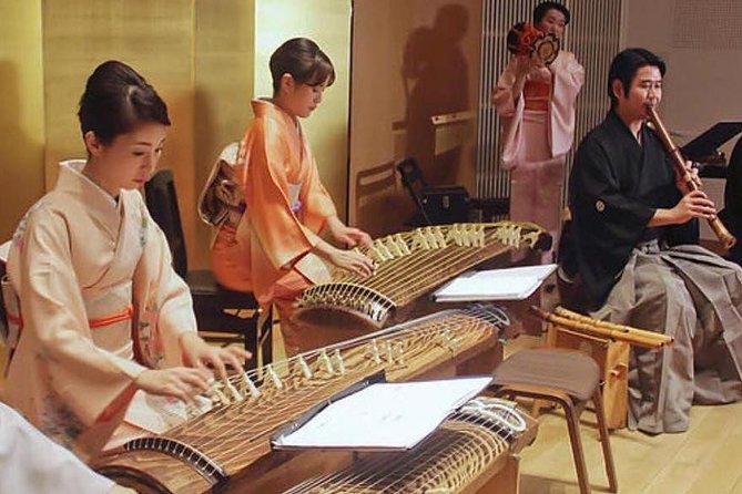 Traditional Japanese Music ZAKURO SHOW in Tokyo - The 60-minute program: koto, shamisen, shakuhachi, taiko, plus context