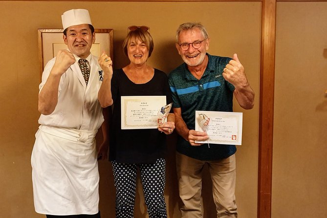 Tsukiji Fish Market Guided Tour and Sushi Making with Pro Chef - The sushi-making classroom: third floor stairs and a step-by-step workflow