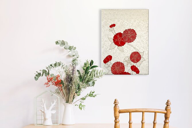 Turn Antique Kimono into Take-Home Interior Art - How Japanese Motifs and Seasons Add Meaning to Your Artwork