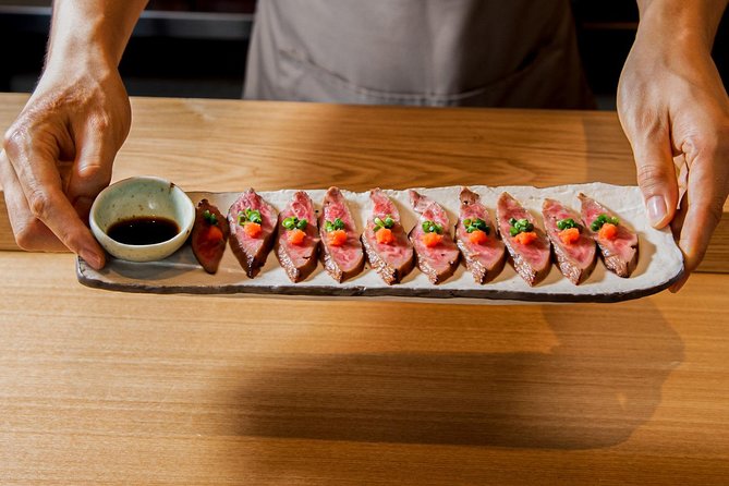 Wagyu & Sake Pairing in Shinjuku – Steak, Shabu-Shabu & More - The wagyu full-course menu, course by course