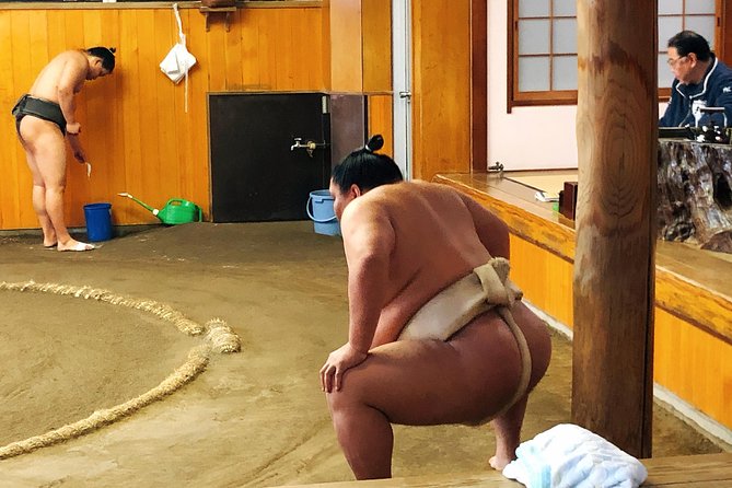 Watch Sumo Morning Practice at Stable in Tokyo - Inside the stable: warm-ups, the dohyo moment, and sparring rhythm