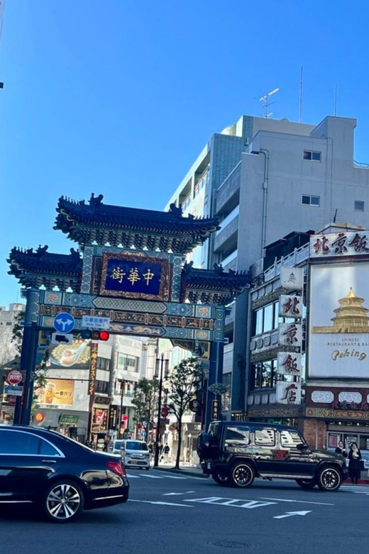 Yokohama Chinatown: Authentic Local Street Food Experience - Entering Yokohama Chinatown from Motomachi-Chūkagai Station Exit 1